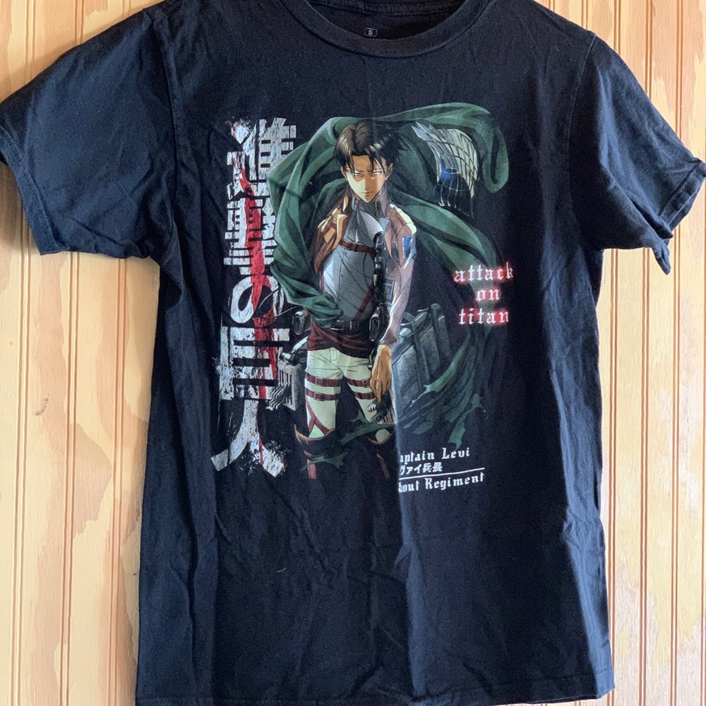 Attack on Titan, Naruto, Demon Slayer, and a variety of Anime Graphic Tee bundle